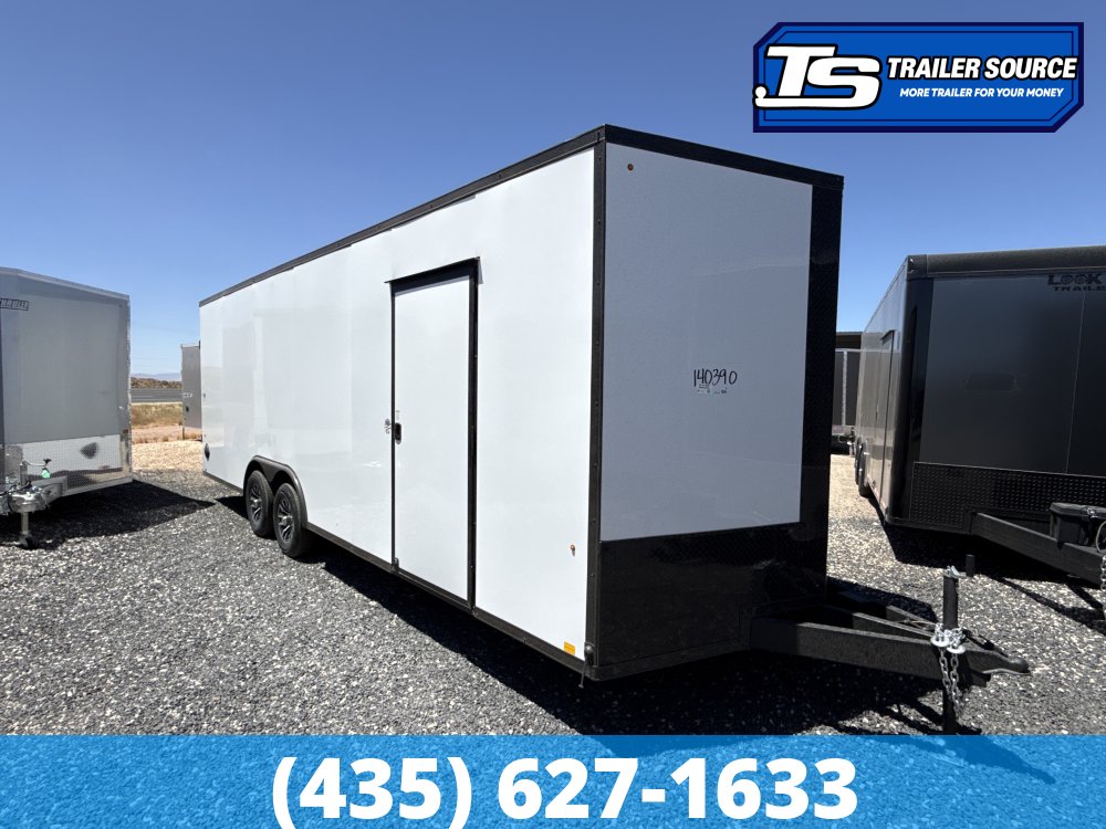 8.5x24 Look ST DLX Enclosed Cargo Trailer - 7'0" Interior - 10K GVWR - .080 PolyCor, Alloy Wheels, Black Out Package