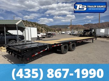 8.5x32 Norstar Iron Bull FXG Gooseneck Equipment Trailer - 22K GVWR - Engineered Neck, Max Ramps