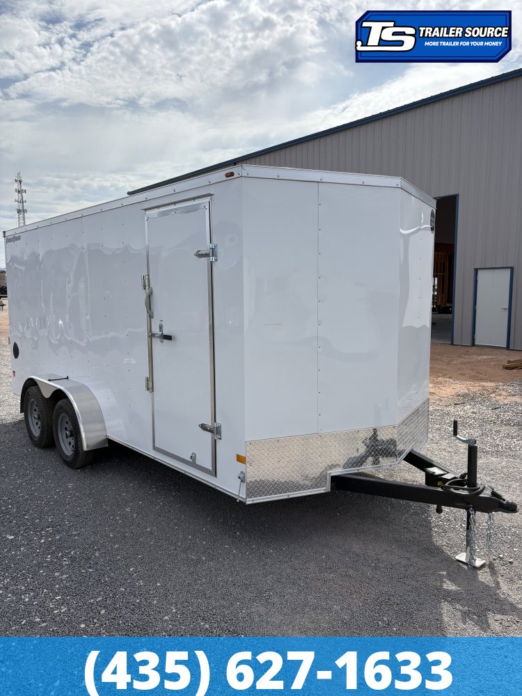 7x16 Wells Cargo FastTrac Enclosed Cargo Trailer - 6'6" Interior - 7K GVWR -