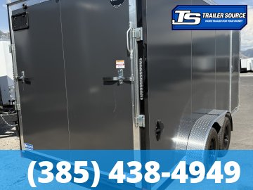 7x16 Wells Cargo Road Force Enclosed Cargo Trailer - 7'0" Interior - 3.5K GVWR - .080 PolyCor, Translucent Roof