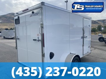 6x12 American Hauler Arrow Enclosed Cargo Trailer - 6'6" Interior - 3.5K GVWR - .080 PolyCor, Ramp Door, Ramp Extension