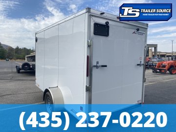 6x12 American Hauler Arrow Enclosed Cargo Trailer - 6'6" Interior - 3.5K GVWR - .080 PolyCor, Ramp Door, Ramp Extension
