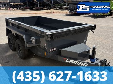 5x10 Lamar DS Dump Trailer - 18" Sides - 7K GVWR -