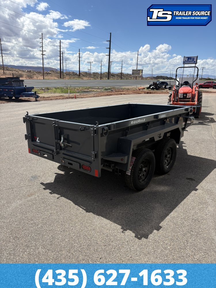 5x10 Lamar DS Dump Trailer - 18" Sides - 7K GVWR -