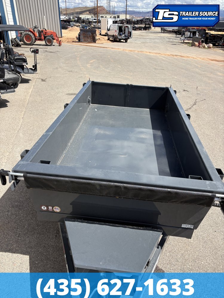5x10 Lamar DS Dump Trailer - 18" Sides - 7K GVWR -