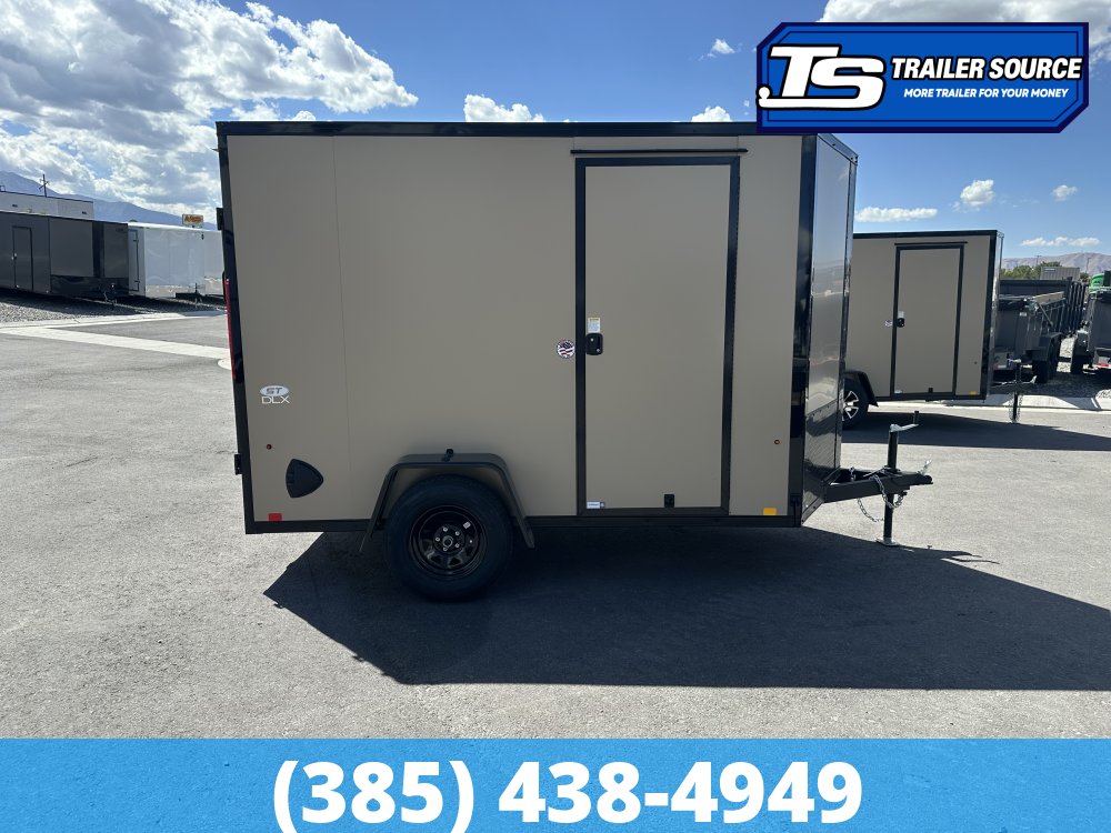 6x10 Look ST DLX Enclosed Cargo Trailer - 6'6" Interior - 3.5K GVWR - .080 PolyCor, Black Out Package