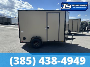 6x10 Look ST DLX Enclosed Cargo Trailer - 6'6" Interior - 3.5K GVWR - .080 PolyCor, Black Out Package