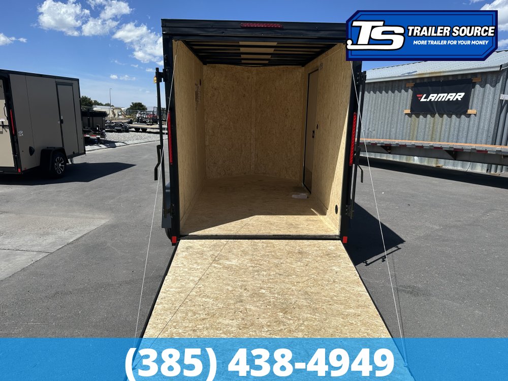 6x10 Look ST DLX Enclosed Cargo Trailer - 6'6" Interior - 3.5K GVWR - .080 PolyCor, Black Out Package