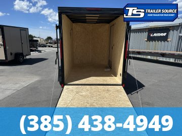 6x10 Look ST DLX Enclosed Cargo Trailer - 6'6" Interior - 3.5K GVWR - .080 PolyCor, Black Out Package