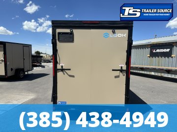 6x10 Look ST DLX Enclosed Cargo Trailer - 6'6" Interior - 3.5K GVWR - .080 PolyCor, Black Out Package