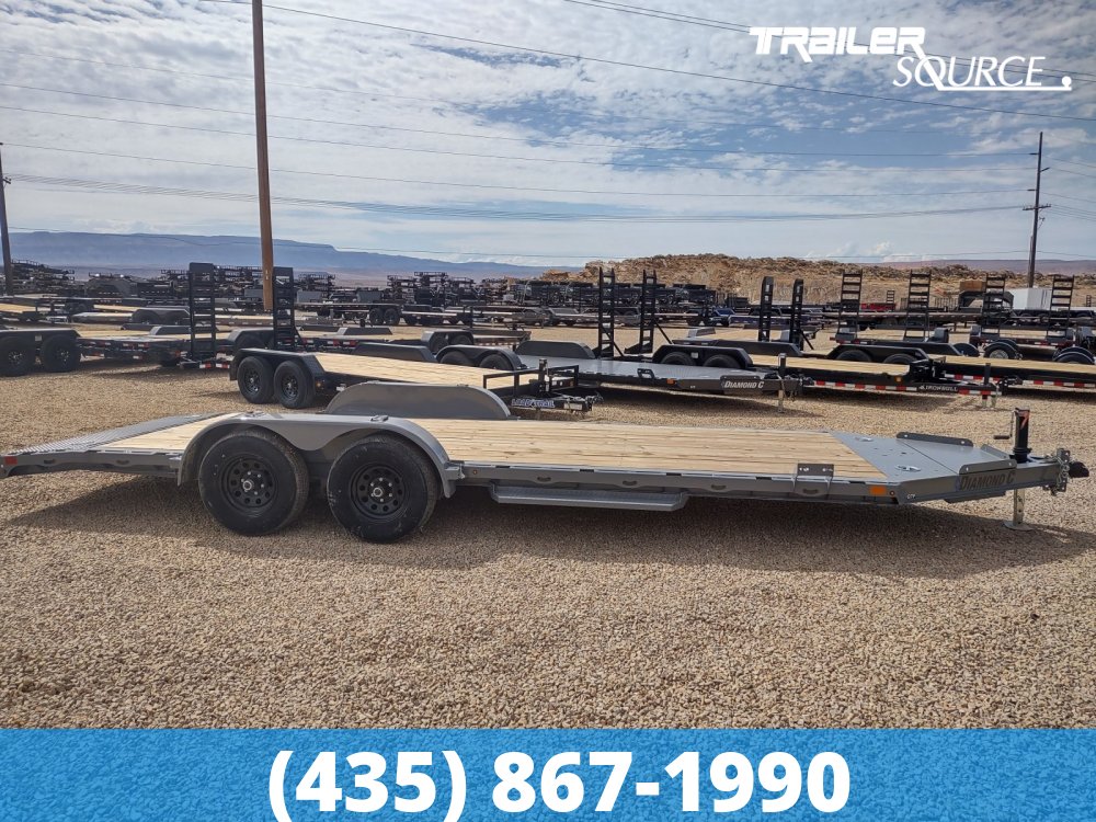 7x20 Diamond C GTF 10K Car Hauler Trailer