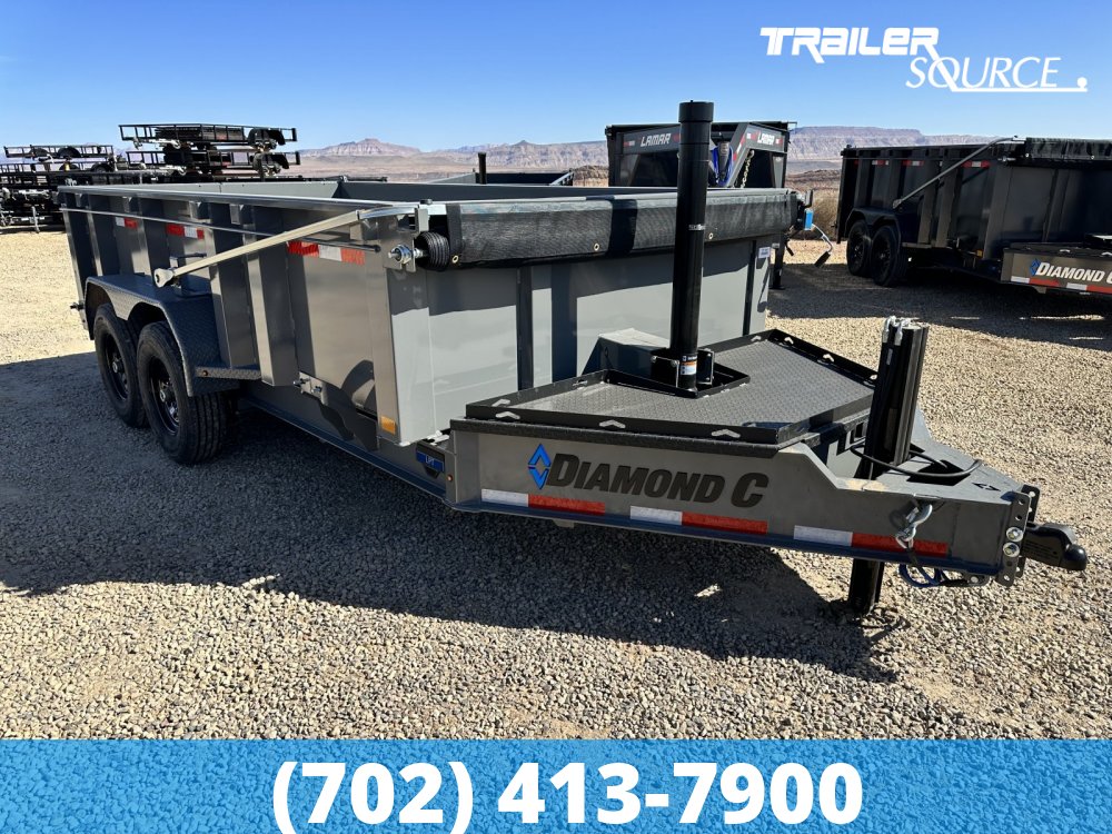 7x14 Diamond C LPT Telescopic Dump 15K 32" Sides Dump