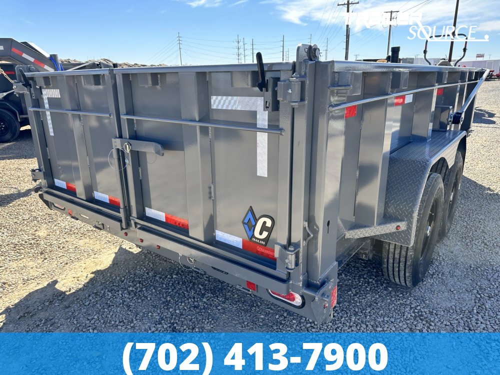 7x14 Diamond C LPT Telescopic Dump 15K 32" Sides Dump