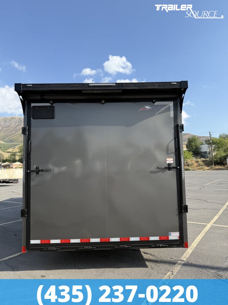 8.5x28 American Hauler Night Hawk 7'6" 12K Tandem Axle Enclosed Cargo