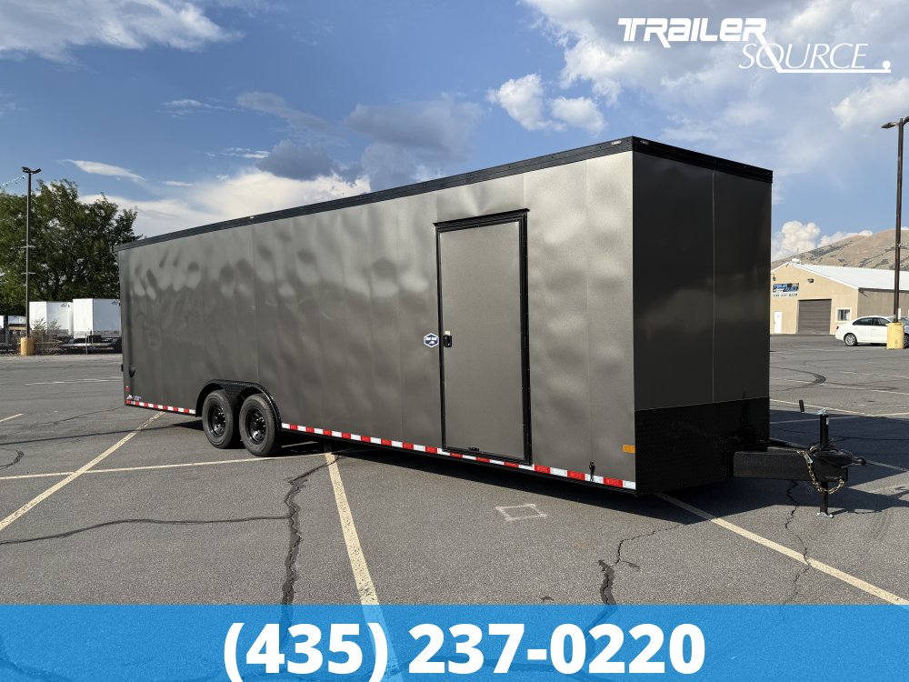 8.5x28 American Hauler Night Hawk 7'6" 12K Tandem Axle Enclosed Cargo