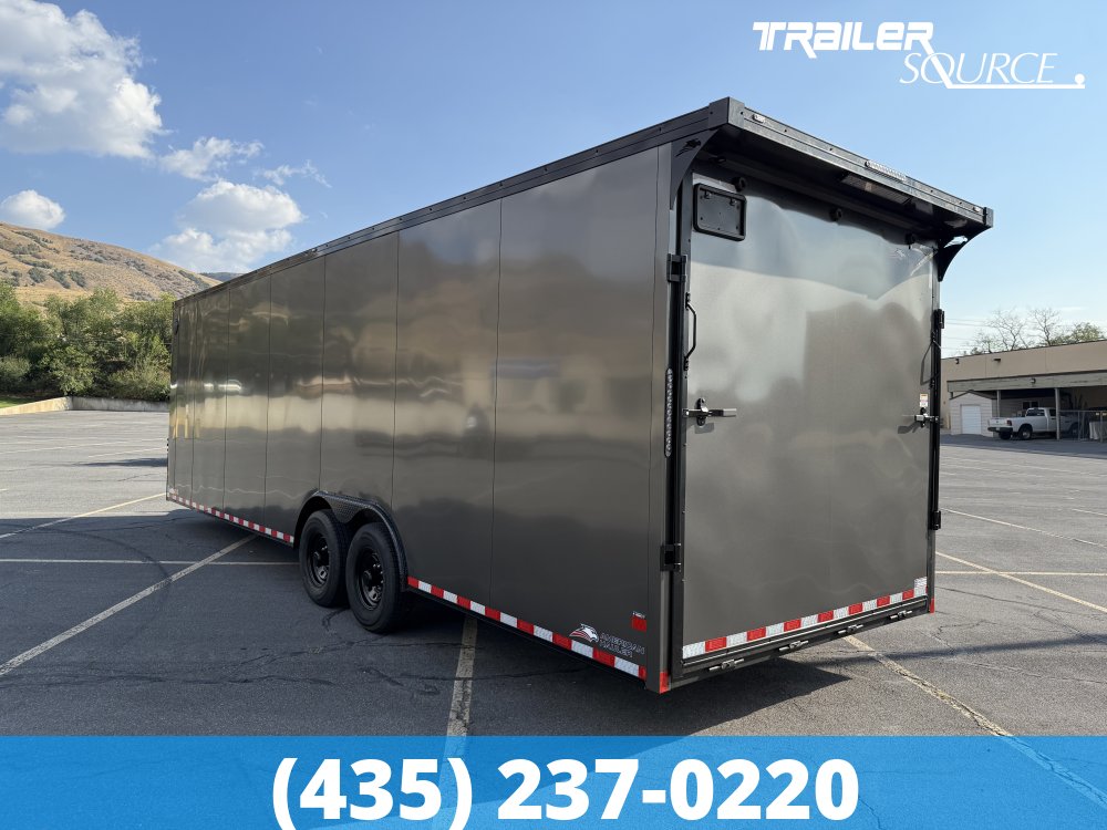 8.5x28 American Hauler Night Hawk 7'6" 12K Tandem Axle Enclosed Cargo