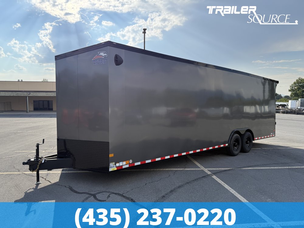 8.5x28 American Hauler Night Hawk 7'6" 12K Tandem Axle Enclosed Cargo