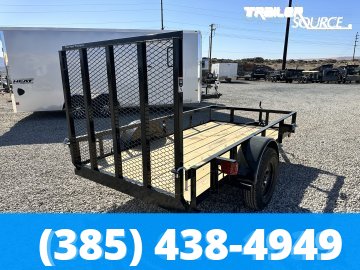 5x10 Top Hat Single Axle Utility