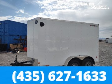 6x12 Wells Cargo FastTrac 6'6" Interior 7K Tandem Axle Enclosed Cargo