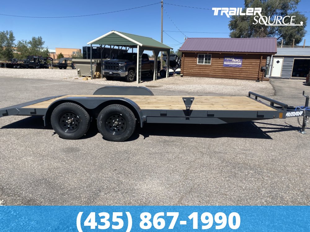 7x18 Lamar Flatbed Car Hauler