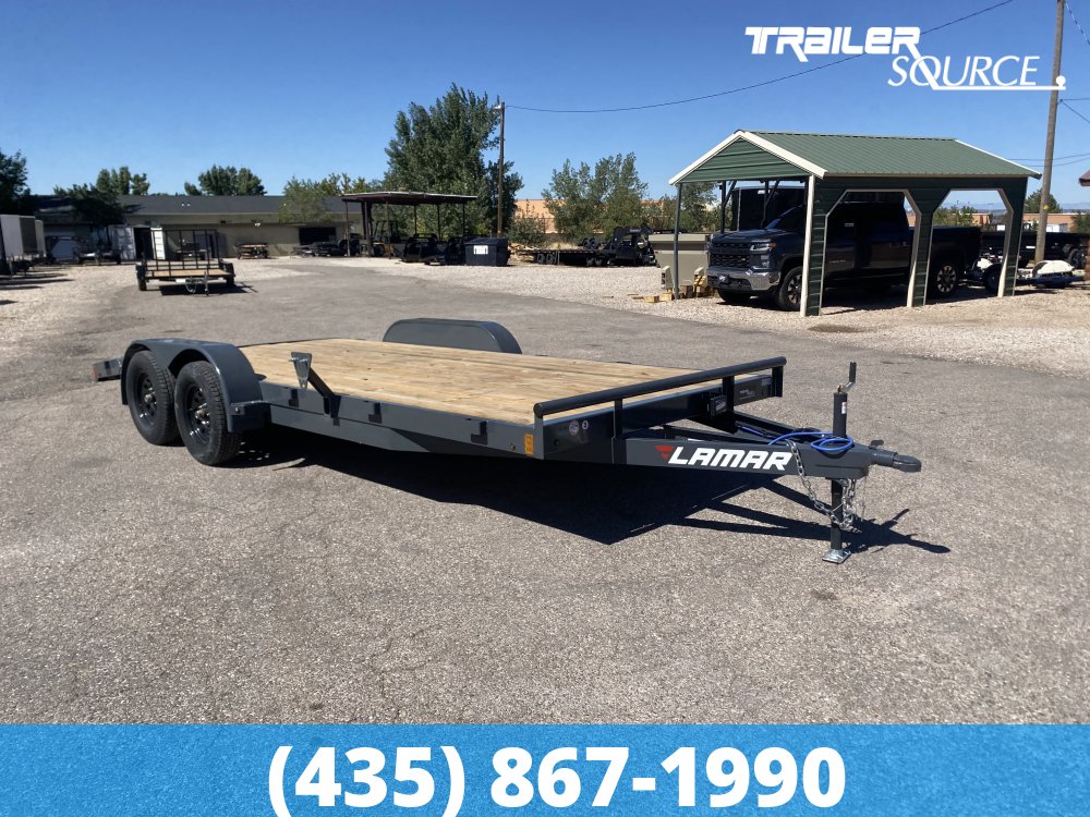7x18 Lamar Flatbed Car Hauler