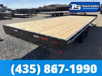 8.5x22 Double A Pro Series HB Deckover Equipment Trailer -  15.4K GVWR -