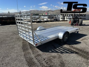 7x14 Alcom Flex Haul Utility Utility Trailer - 3.5K GVWR Alloy Wheels