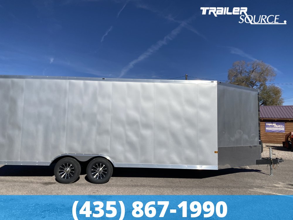 8.5x28 Haulmark Venture 7'6" Interior 10K Tandem Axle Snowmobile