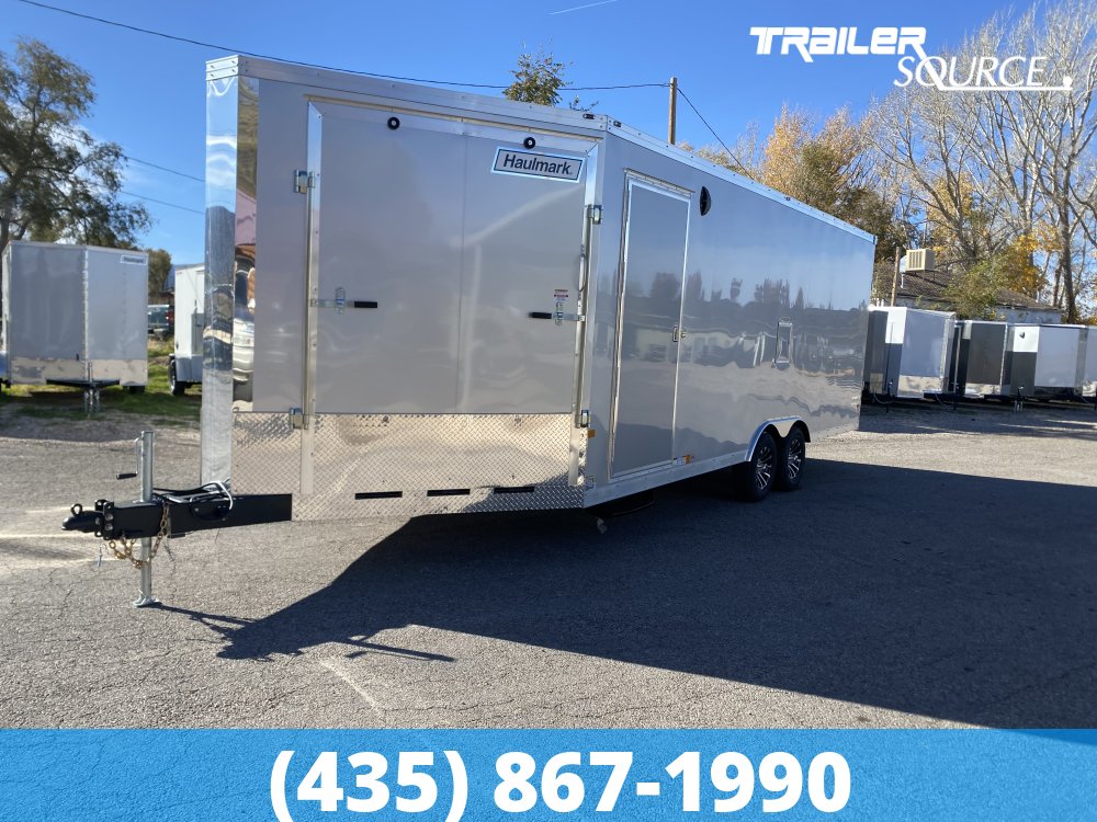 8.5x28 Haulmark Venture 7'6" Interior 10K Tandem Axle Snowmobile