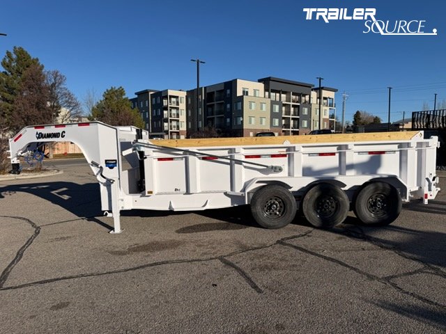 7x16 Diamond C LPT 307 Gooseneck Dump