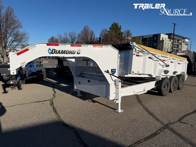 7x16 Diamond C LPT 307 Gooseneck Dump