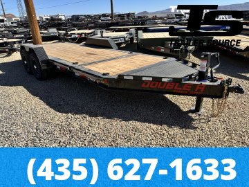 7x20 Double A Pro Series CT Tilt Trailer - 15.4K GVWR - Torsion Axles