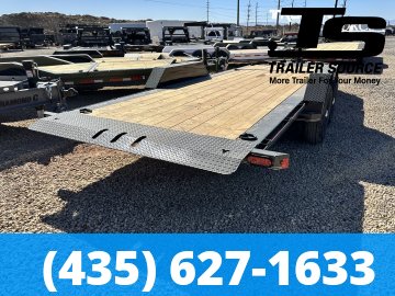 7x20 Double A Pro Series CT Tilt Trailer - 15.4K GVWR - Torsion Axles