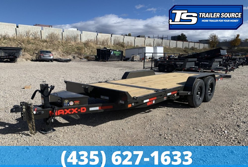 7x22 Maxx-D G8X Tilt Trailer - 17.5K GVWR - D-Rings