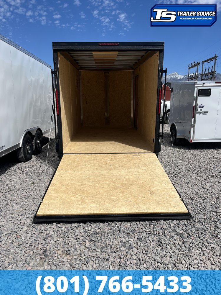 7x14 Cargo Express EX Series DLX Enclosed Cargo Trailer - 7'0" Interior - 7K GVWR - .080 PolyCor, Alloy Wheels