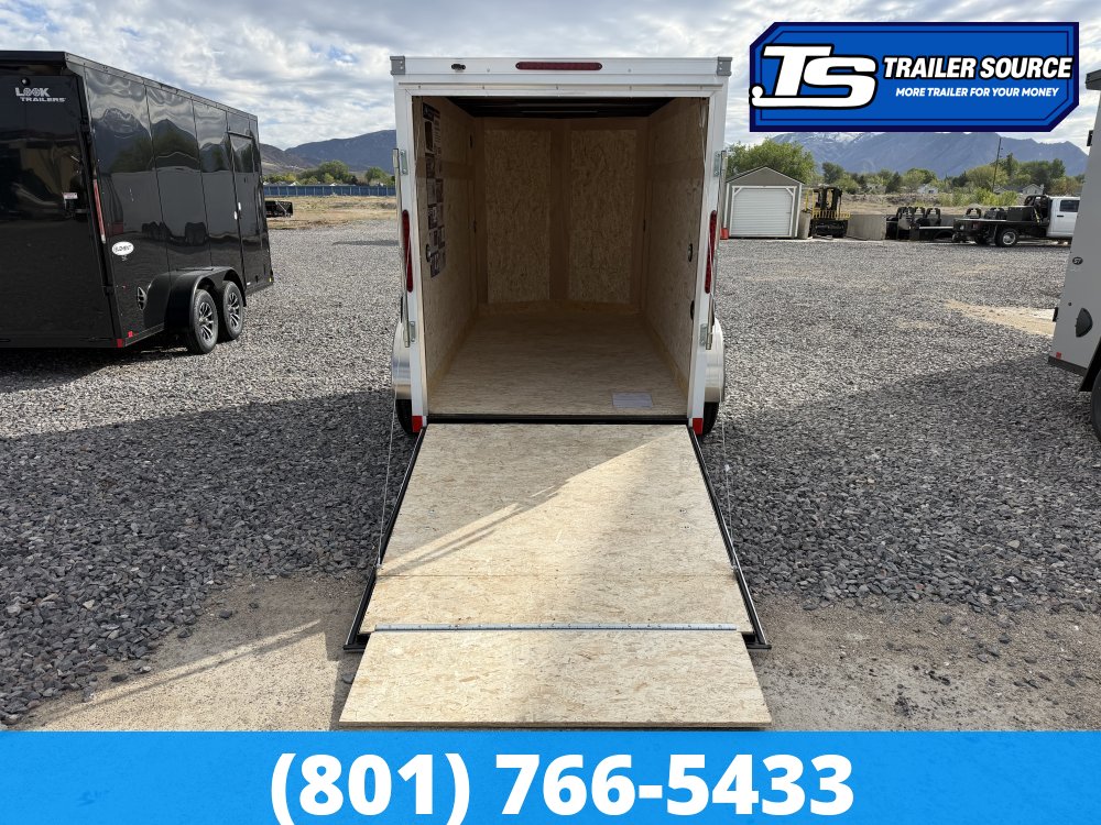 5x10 American Hauler Arrow Enclosed Cargo Trailer - 5'6" Interior - 3.5K GVWR - Ramp Door