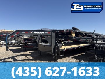 8.5x24 Lamar F8 Deckover Equipment Trailer - 14K GVWR - Gooseneck