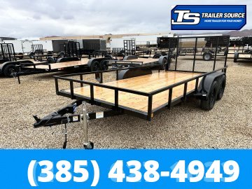 7x16 Built MAX Series Tandem Axle ATV Trailer - 7K GVWR - Ramp Gate