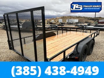 7x16 Built MAX Series Tandem Axle ATV Trailer - 7K GVWR - Ramp Gate