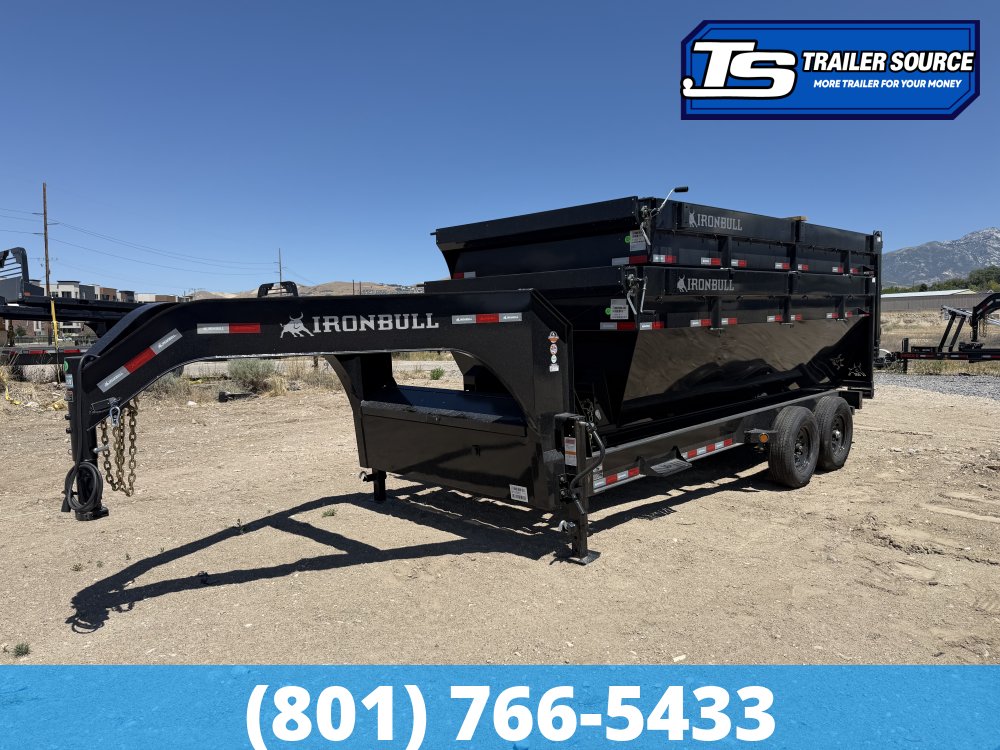 7x16 Iron Bull DBG Gooseneck Roll Off Trailer