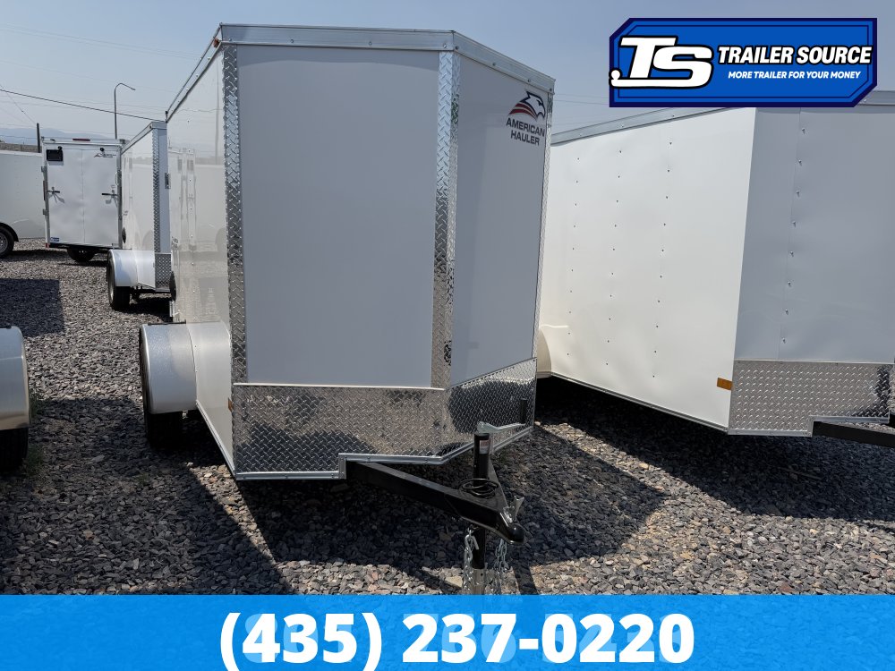 5x8 American Hauler Arrow Enclosed Cargo Trailer - 5'6" Interior - 3.5K GVWR - .080 PolyCor, Rear Swing Door