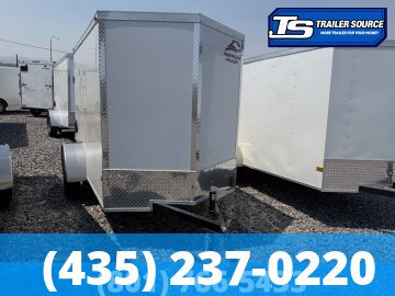 5x8 American Hauler Arrow Enclosed Cargo Trailer - 5'6" Interior - 3.5K GVWR - .080 PolyCor, Rear Swing Door