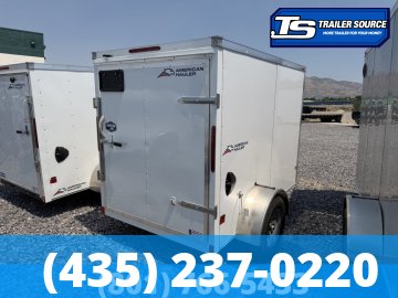 5x8 American Hauler Arrow Enclosed Cargo Trailer - 5'6" Interior - 3.5K GVWR - .080 PolyCor, Rear Swing Door