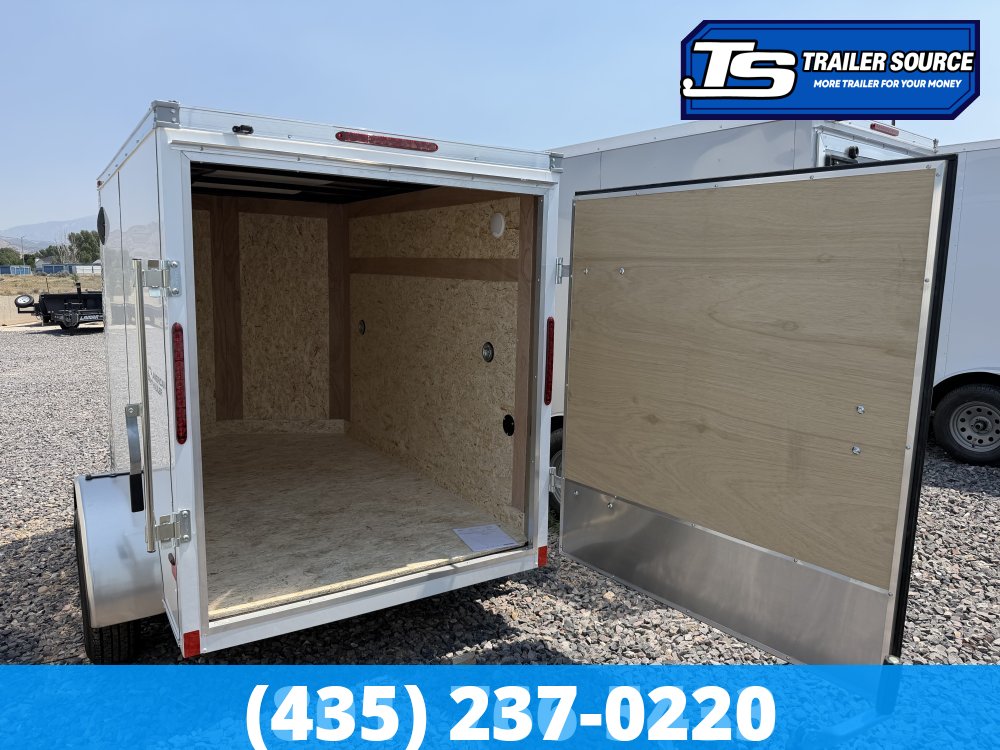 5x8 American Hauler Arrow Enclosed Cargo Trailer - 5'6" Interior - 3.5K GVWR - .080 PolyCor, Rear Swing Door