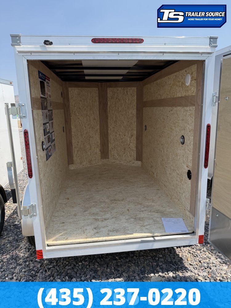 5x8 American Hauler Arrow Enclosed Cargo Trailer - 5'6" Interior - 3.5K GVWR - .080 PolyCor, Rear Swing Door