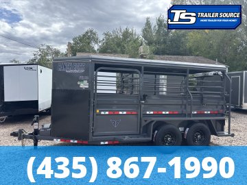 6.5x16 Ranch Boss STR-610 Horse Trailer - 15.2K GVWR -
