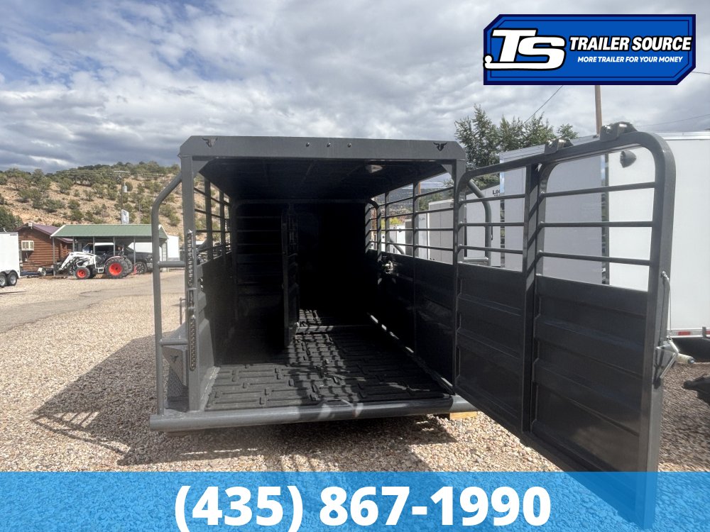 6.5x16 Ranch Boss STR-610 Horse Trailer - 15.2K GVWR -