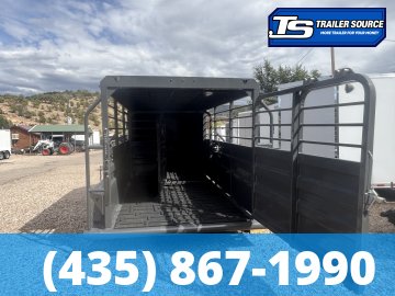 6.5x16 Ranch Boss STR-610 Horse Trailer - 15.2K GVWR -