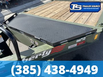 7x22 Liberty LT Equipment Trailer - 15.4K GVWR - Detach and Defend Coupler, Fork Holders, Tongue Box
