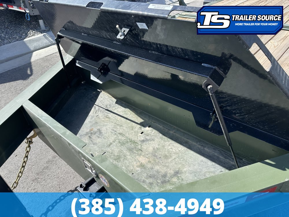 7x22 Liberty LT Equipment Trailer - 15.4K GVWR - Detach and Defend Coupler, Fork Holders, Tongue Box